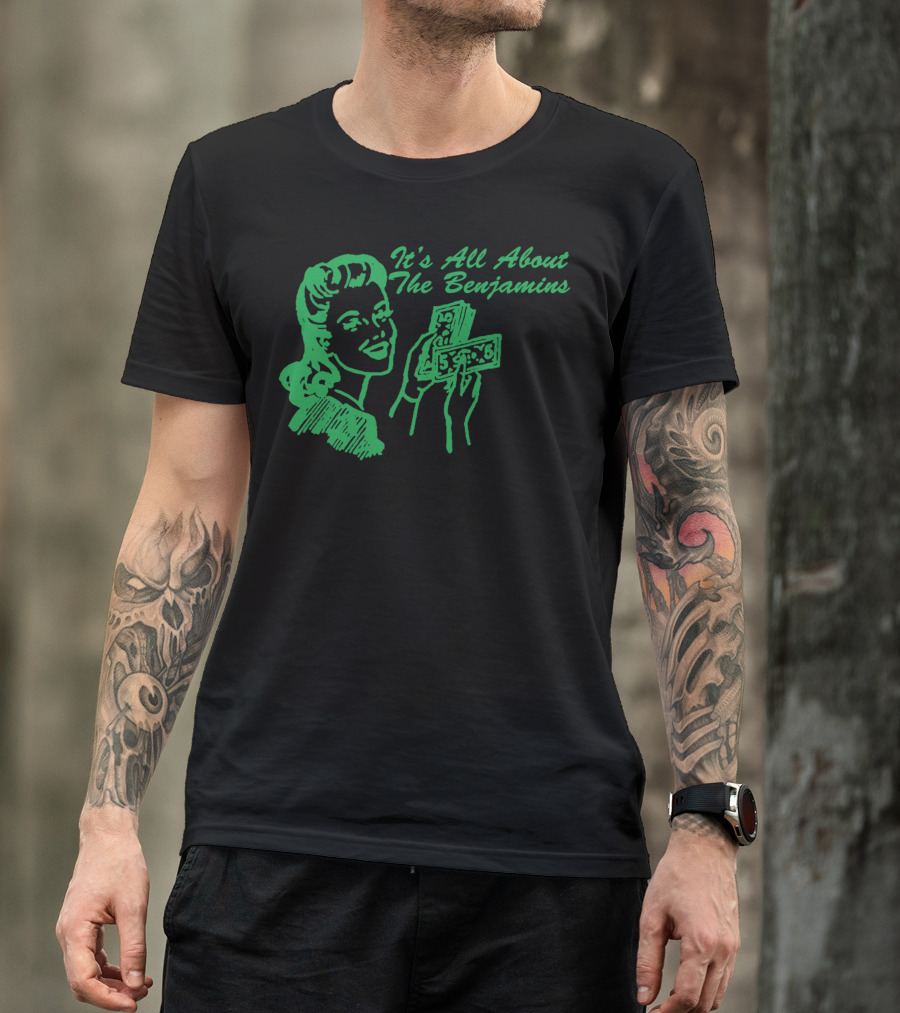 It's All About The Benjamins Retro Money T-Shirt
