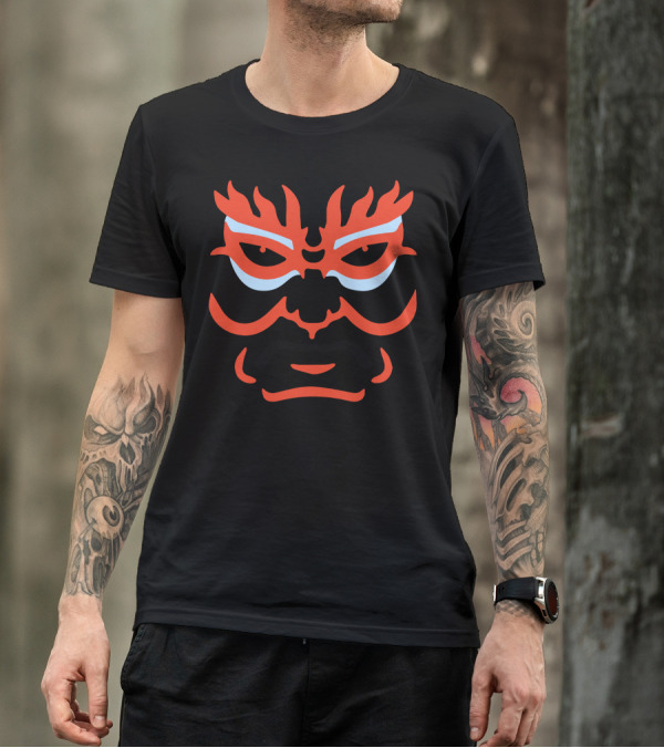 Japanese Kabuki Mask Vulcan T-Shirt