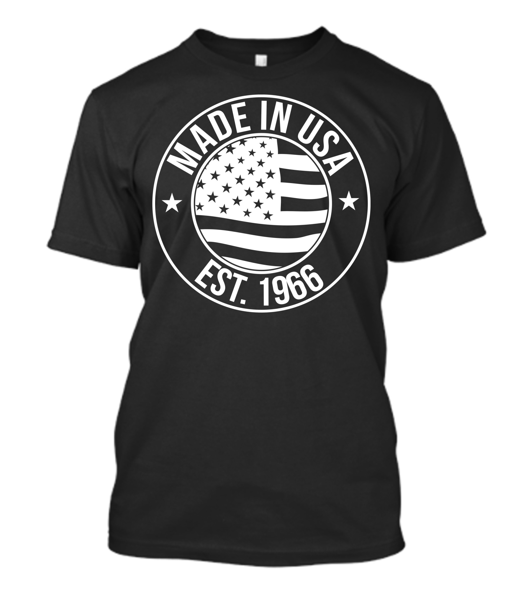 Made In USA Est 1966 American Flag T-Shirt