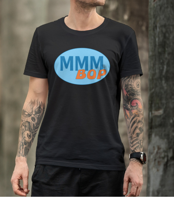 MMM Bop Blue Oval T-Shirt