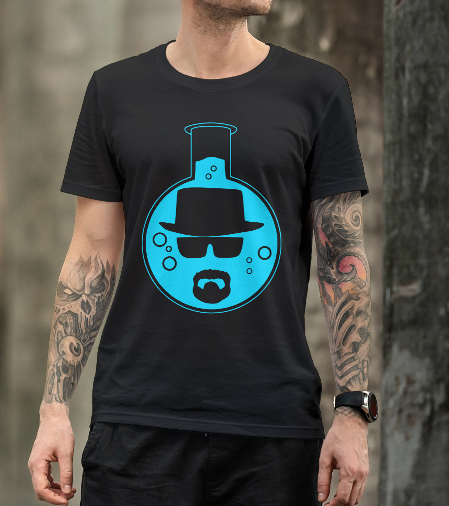 Mr White Jesse J Chemistry Lab Beaker Hat And Glasses T-Shirt