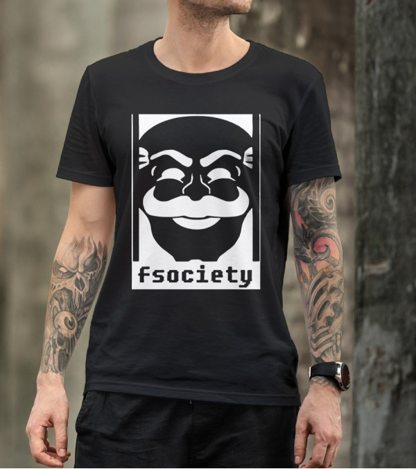 Mr Robot Fsociety Banksy T-Shirt