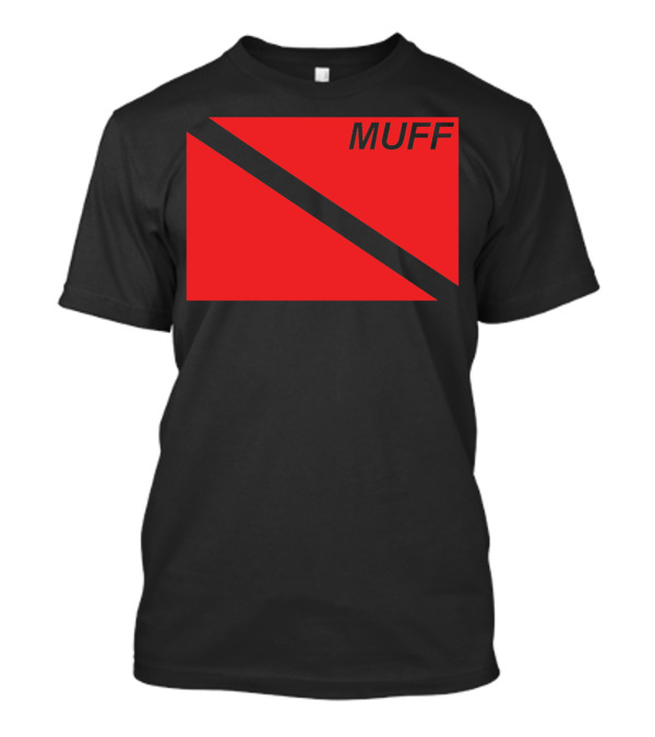 MUFF Dive Flag Red Diagonal Strip T-Shirt