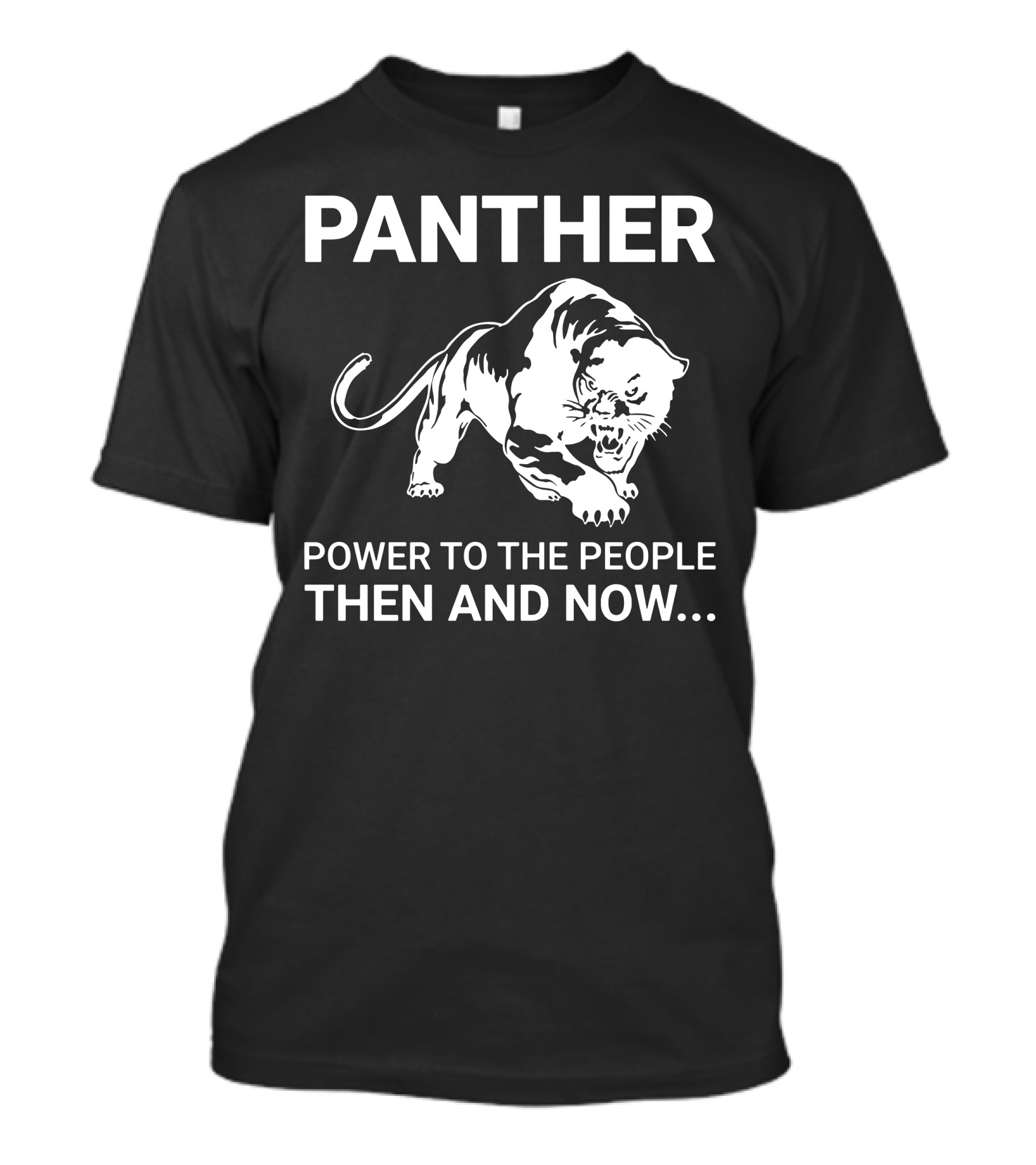Panther Power To The People Then And Now T-Shirt