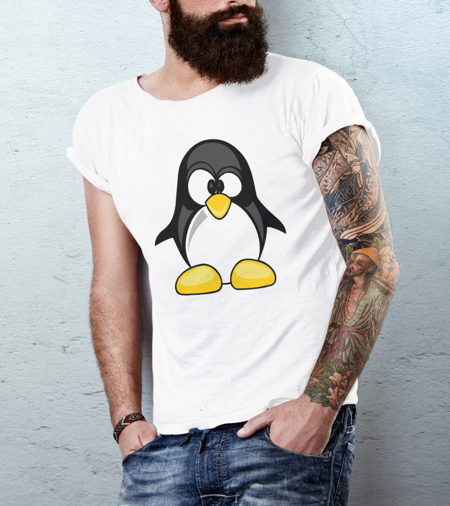 Penguin Animal Rights Tux Linux Mascot T-Shirt
