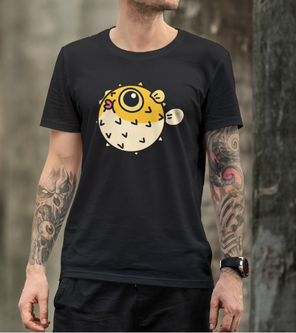 Pufferfish Cute Cartoon T-Shirt