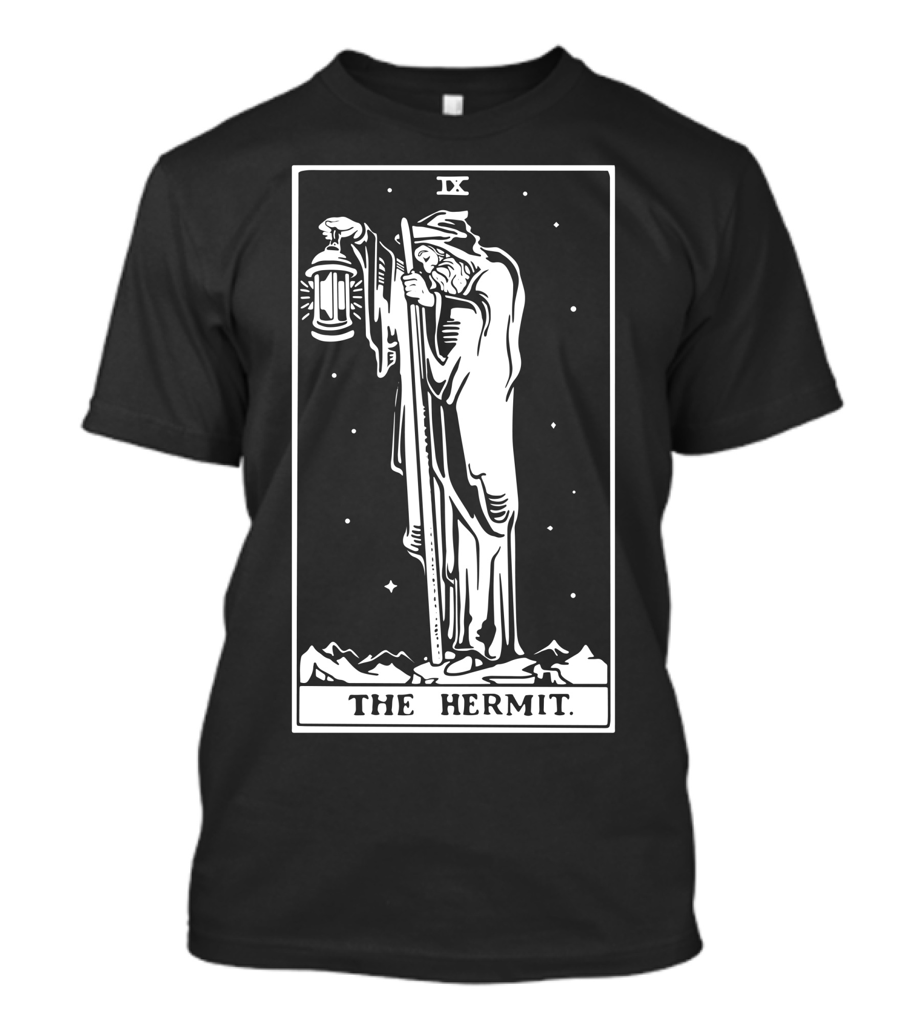 The Hermit Tarot Card IX T-Shirt
