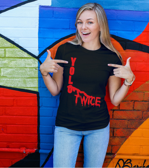YOLO Zombie You Only Live Once Twice T-Shirt