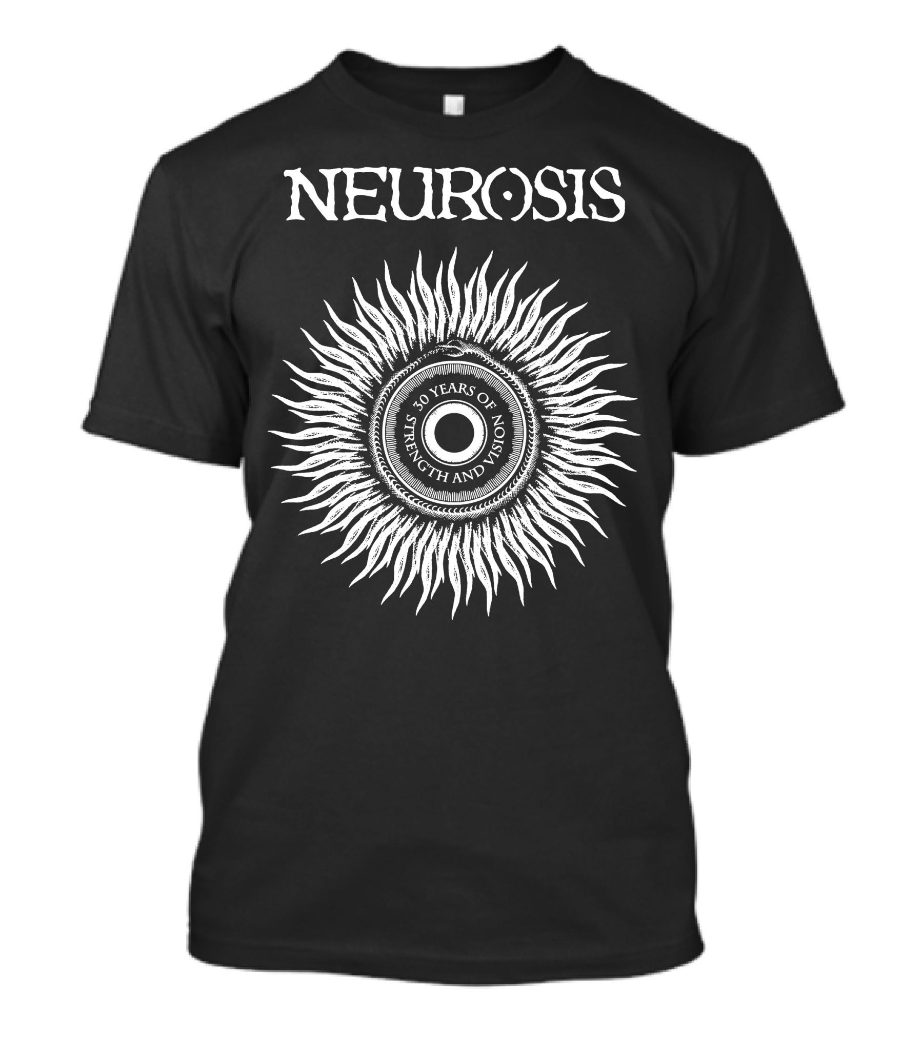Neurosis 30 Years Of Strength And Vision Metal Band Anniversary Sunburst T-Shirt