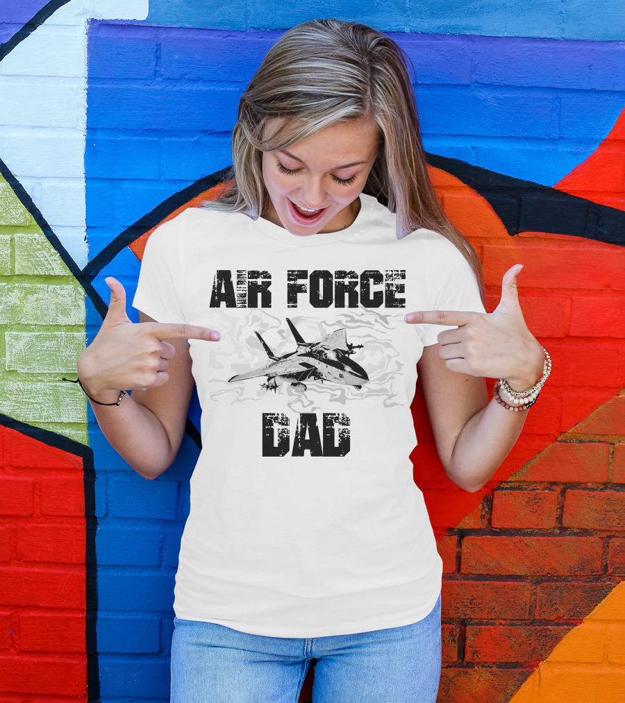 Air Force Dad Fighter Jet Pilot T-Shirt