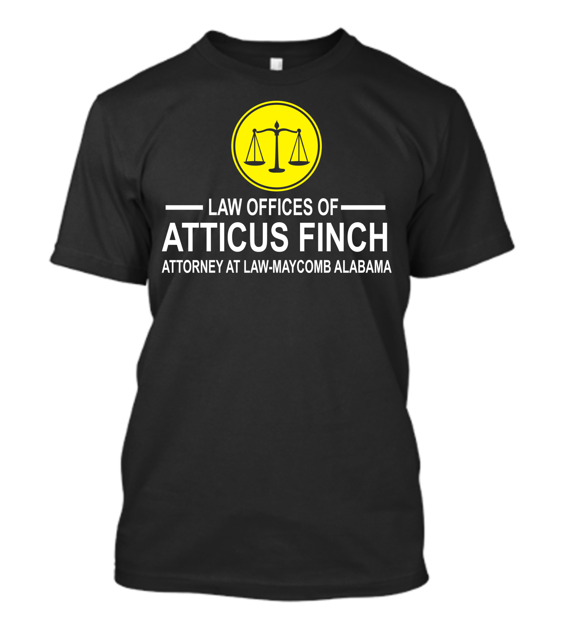 LAW OFFICES OF ATTICUS FINCH ATTORNEY AT LAW-MAYCOMB ALABAMA T-Shirt