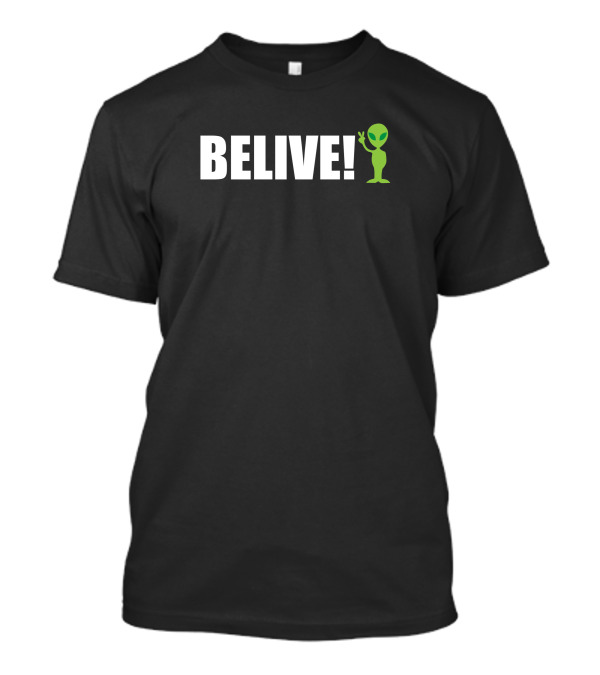 BELIVE Alien Peace Sign T-Shirt