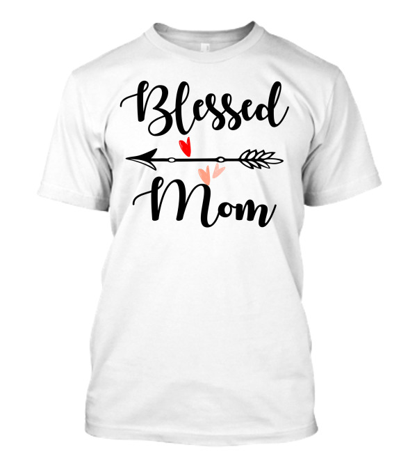 Blessed Mom Arrow Hearts T-Shirt