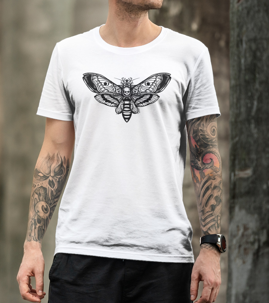Butterfly Skull Moth With Intricate Wing T-Shirt