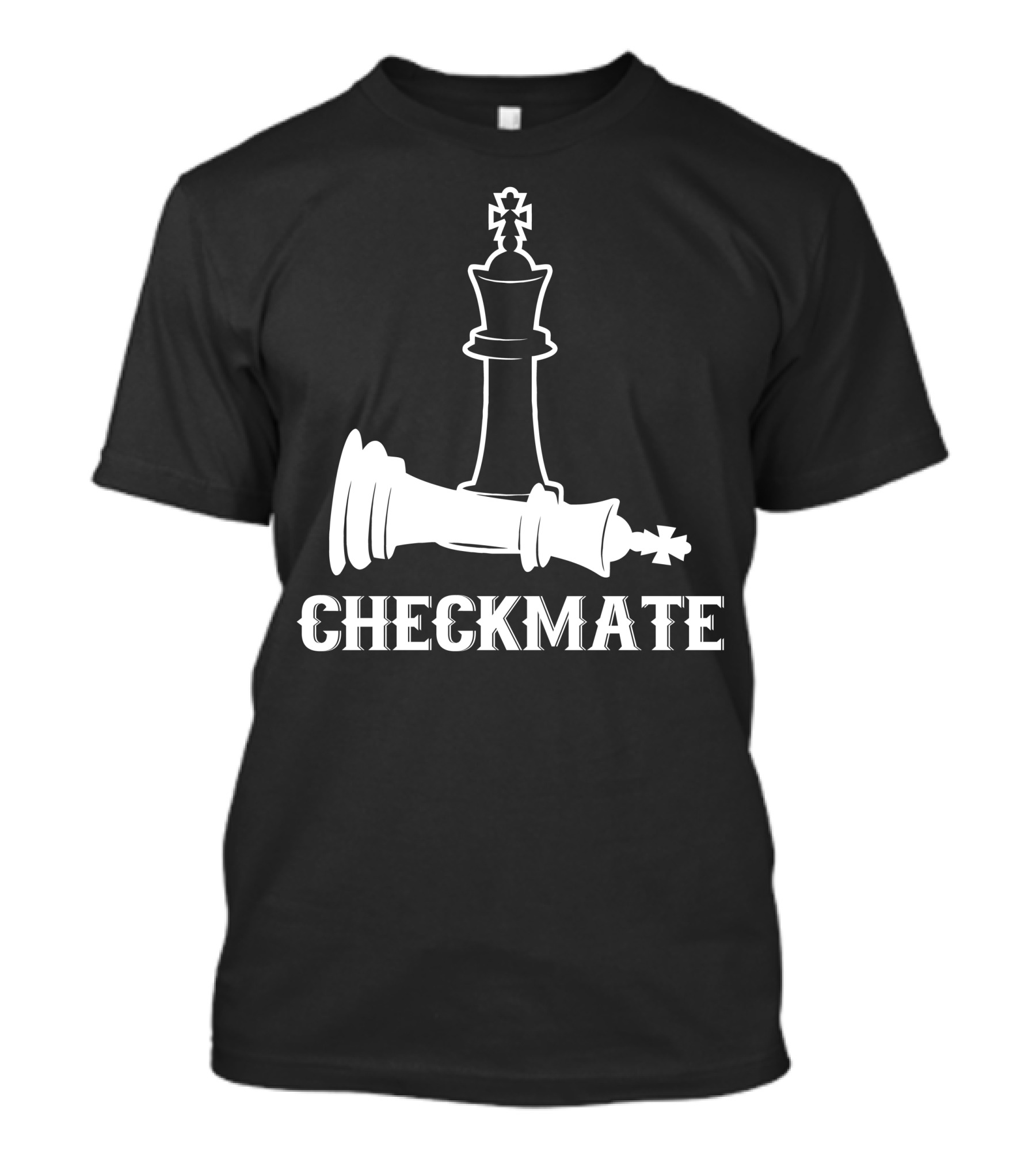Checkmate Chess King And Fallen Queen Chess Lover T-Shirt