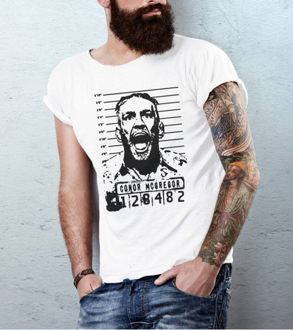 Conor McGregor Mugshot Escobar Style Mashup T-Shirt