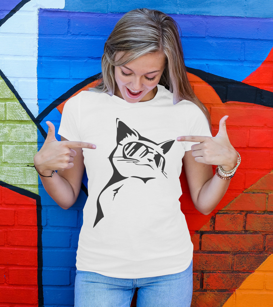 Cool Cat Shades Nature T-Shirt