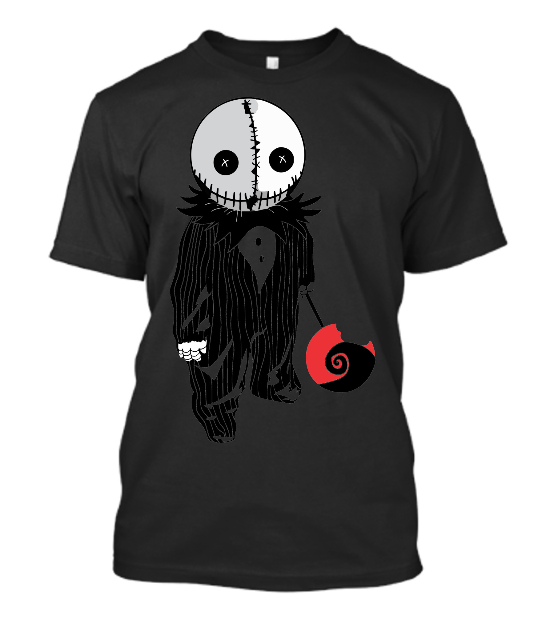 Creepy Jack Skellington Doll Trick Or Treat With Lollipop T-Shirt