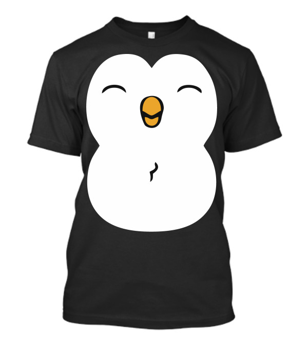 Cute Penguin Smiling Face T-Shirt