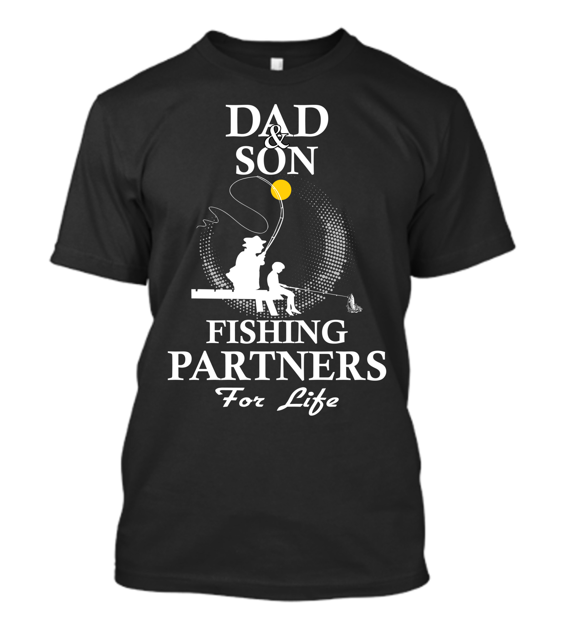 Dad And Son Fishing Partners For Life T-Shirt