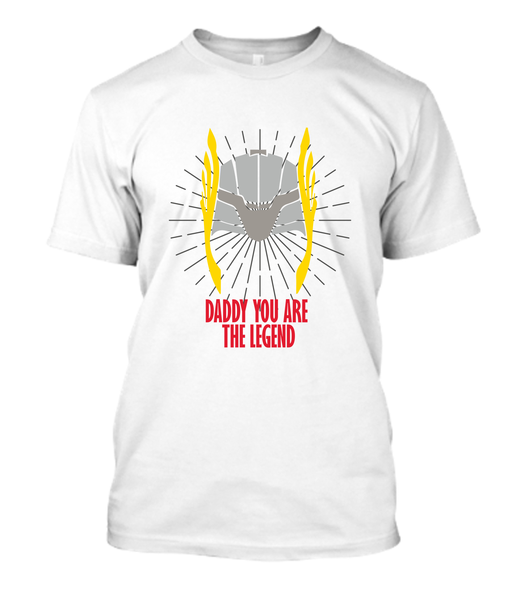 Daddy You Are The Legend Helmet T-Shirt