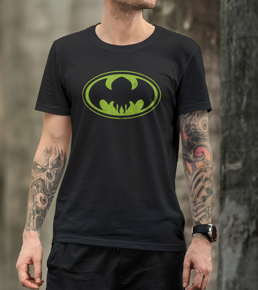 Dark God Rises Maleficent Batman Symbol Fusion T-Shirt