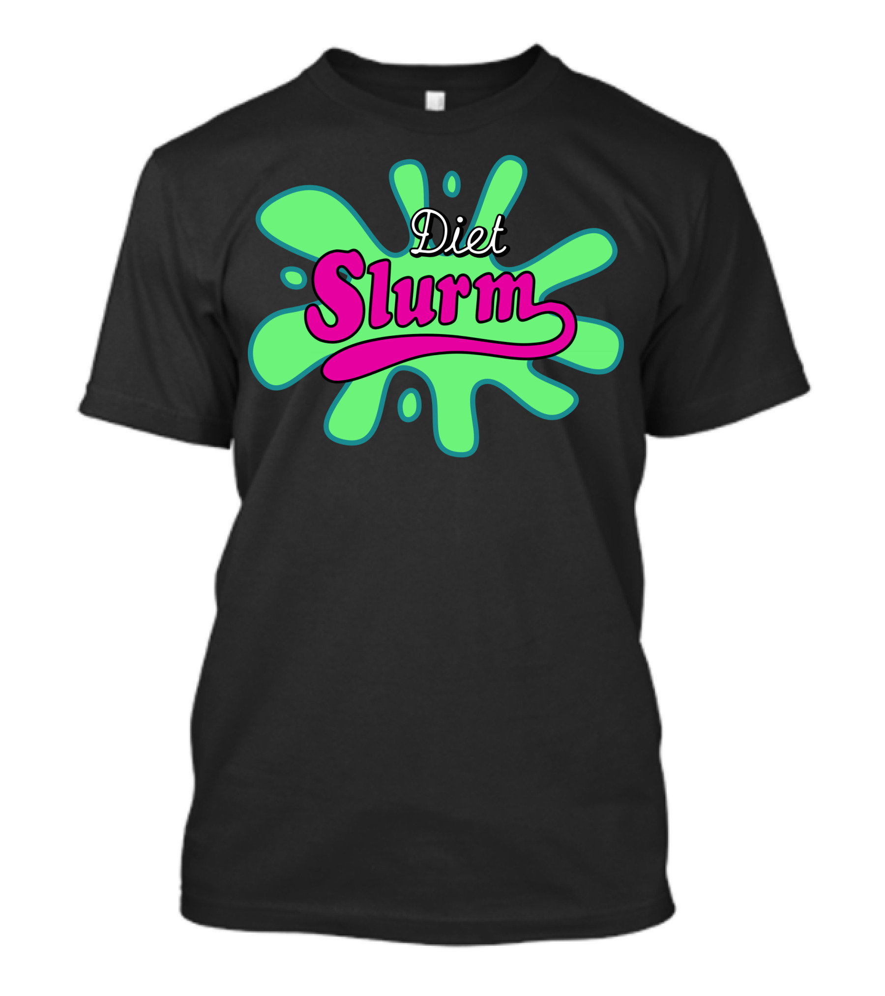 Futurama Diet Slurm Logo Splash T-Shirt