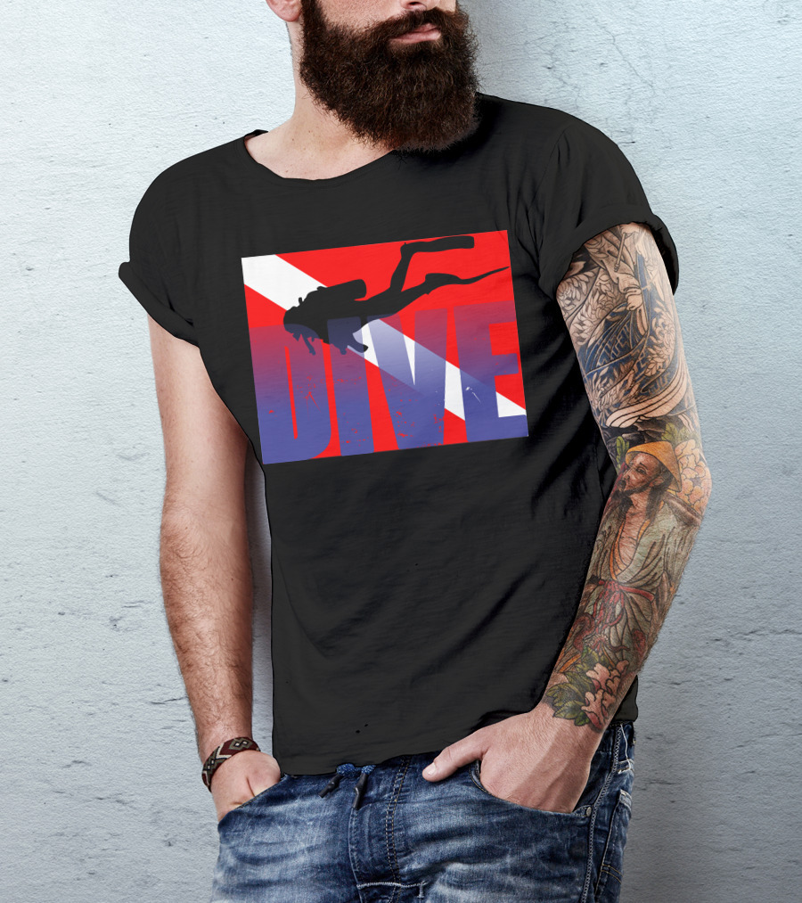 Dive Flag Scuba T-Shirt