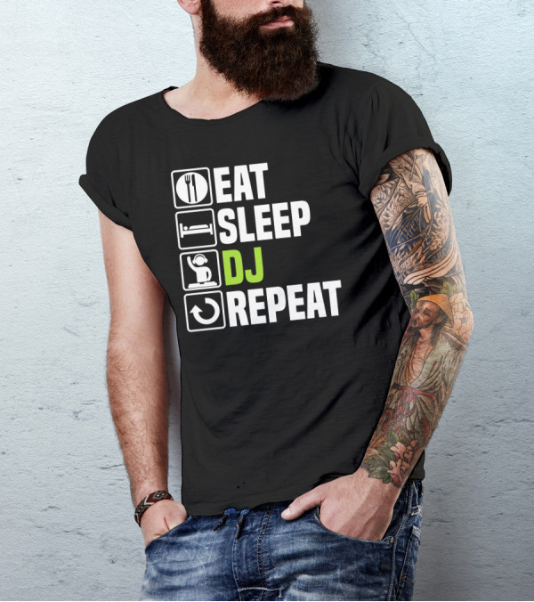 Eat Sleep DJ Repeat T-Shirt