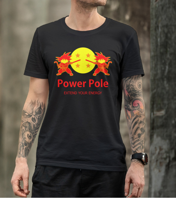 Power Pole Extend Your Energy Dragon Ball Symbol Goku T-Shirt
