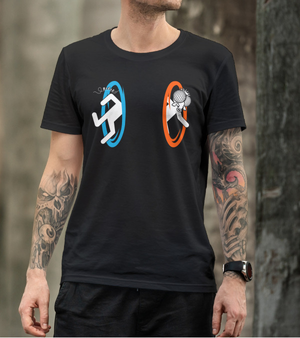 Bzzz Portal Fly Trouble Gamer Concept T-Shirt
