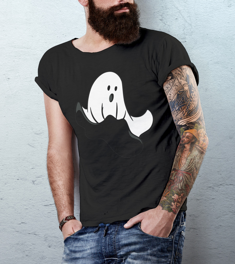 Flying Ghost Halloween Spirit T-Shirt