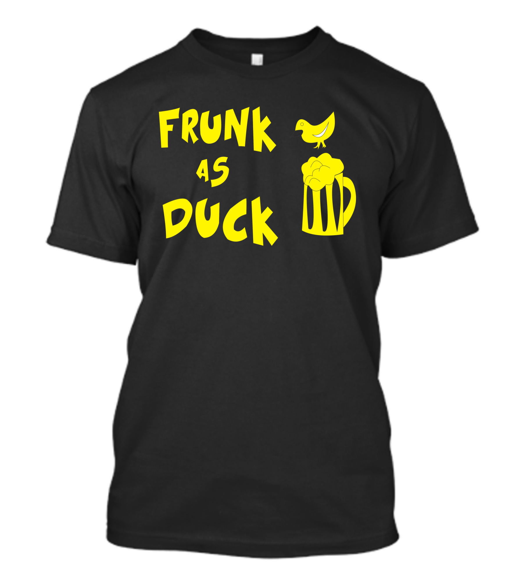 Frunk As Duck Beer Mug With Duck T-Shirt