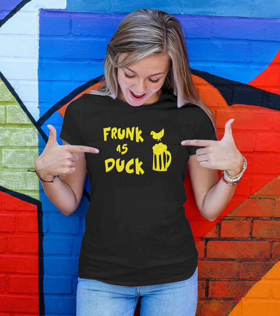 Frunk As Duck Beer Mug With Duck T-Shirt