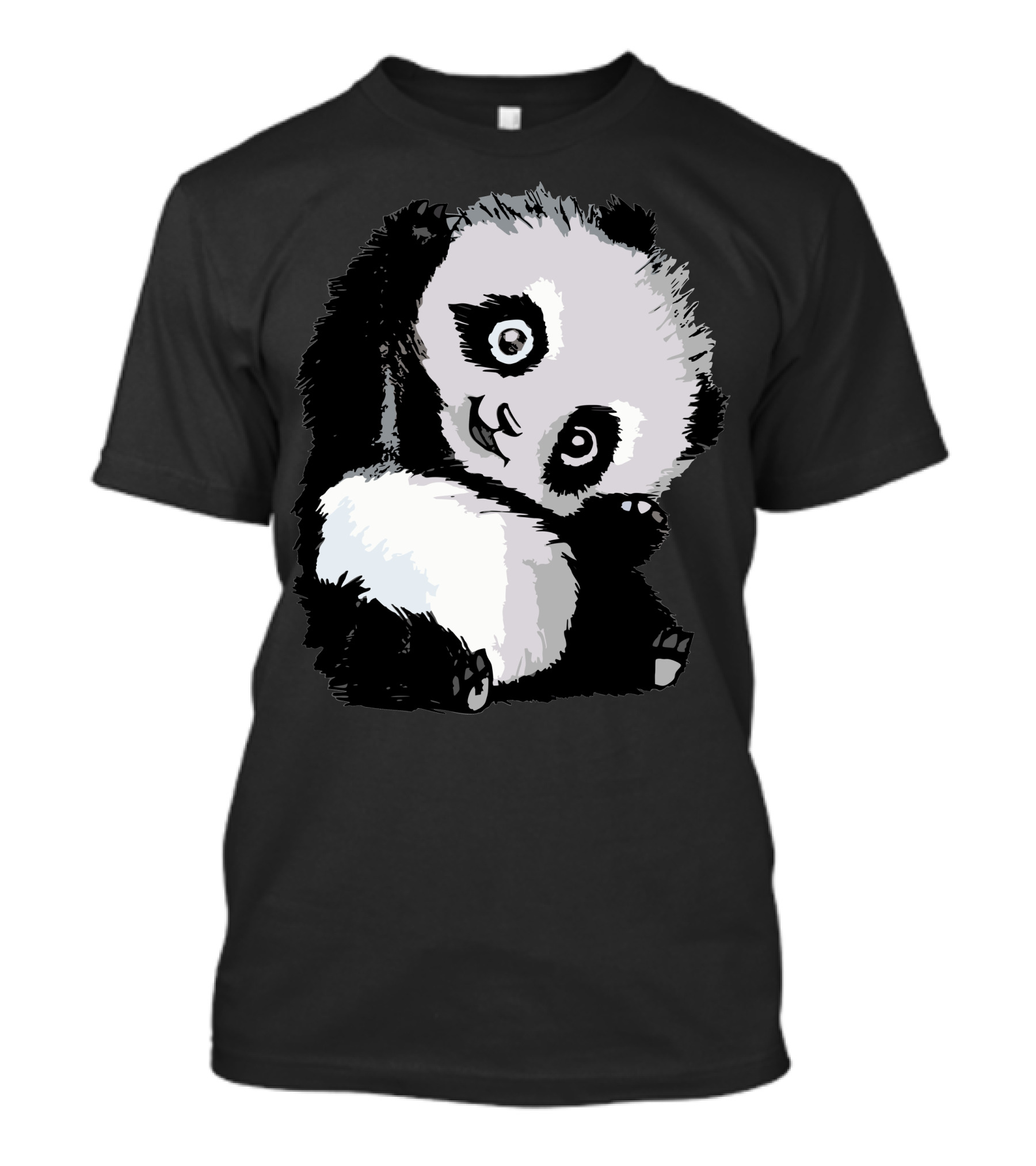Happy Panda Cute Baby Panda Bear T-Shirt