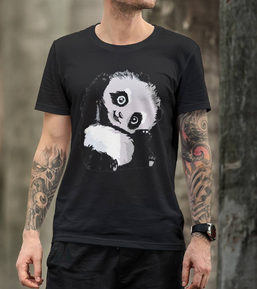 Happy Panda Cute Baby Panda Bear T-Shirt