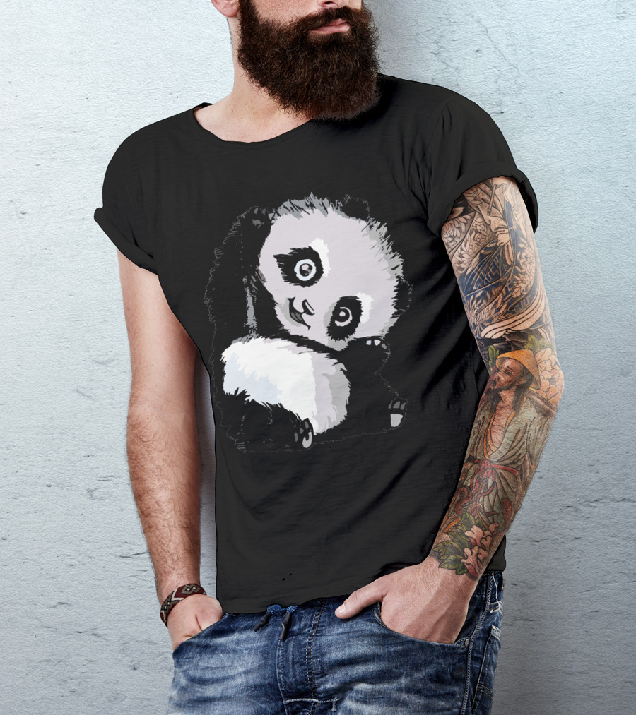 Happy Panda Cute Baby Panda Bear T-Shirt
