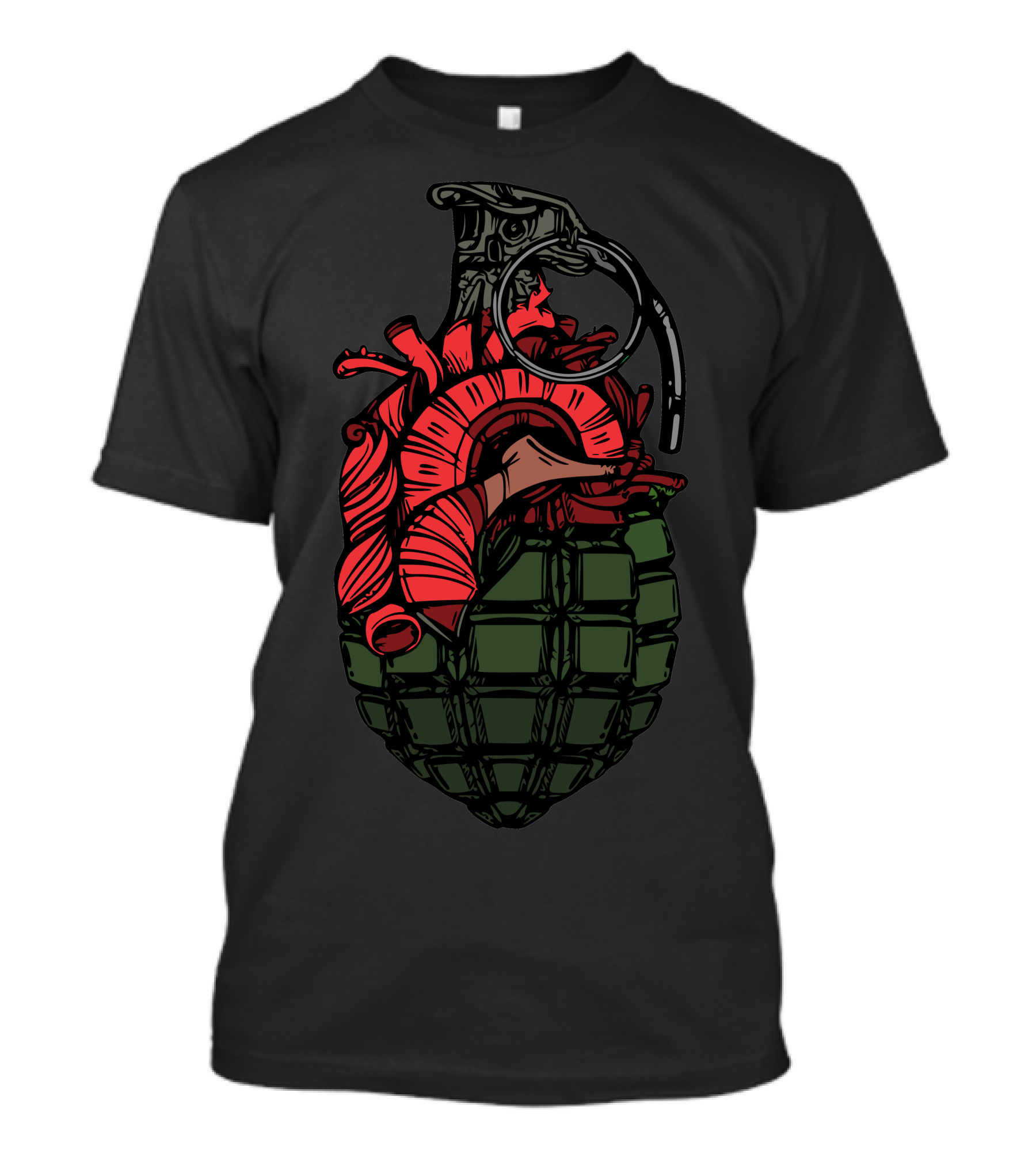 Heard Grenade Heart Fusion T-Shirt