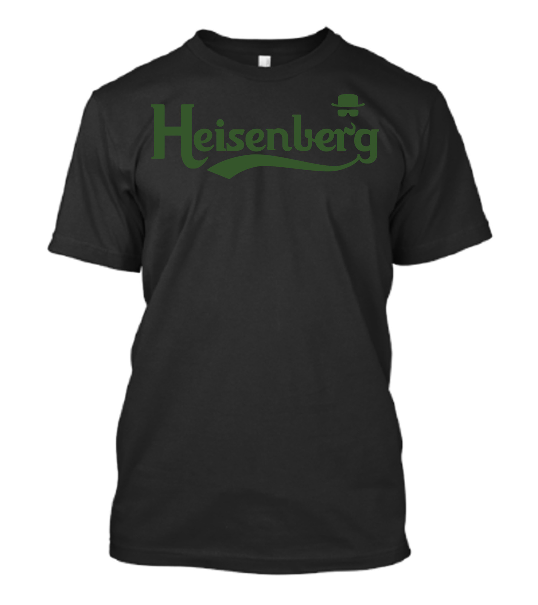 Heisenberg Breaking Bad Style Green Hat And Glasses T-Shirt