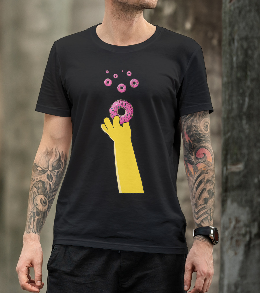 Homer's Iconic Pink Donut Reach T-Shirt