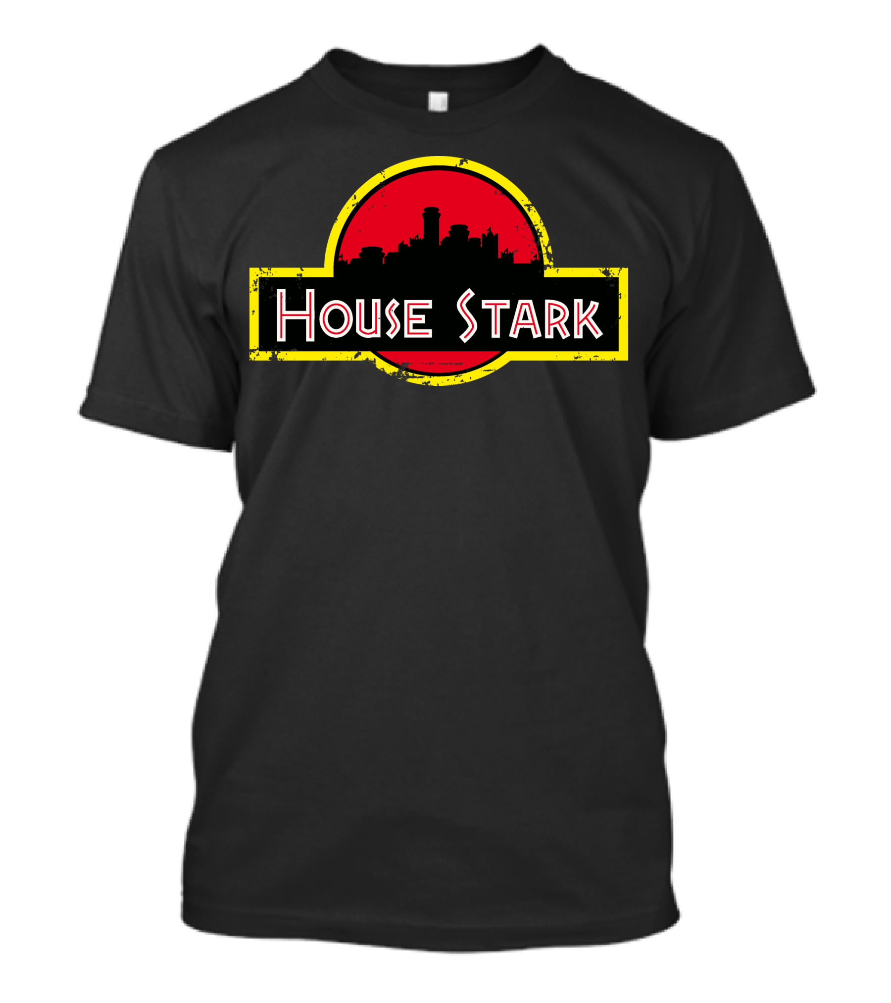 House Stark Jurassic Logo Crossover T-Shirt