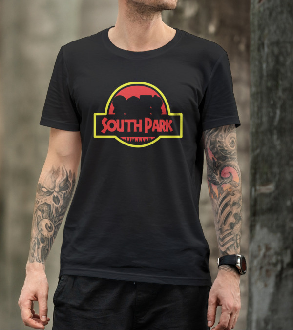 Jurassic South Park Logo Theme T-Shirt
