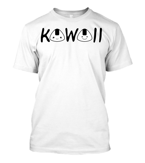 Kawaii Onigiri Faces Playful Charm T-Shirt