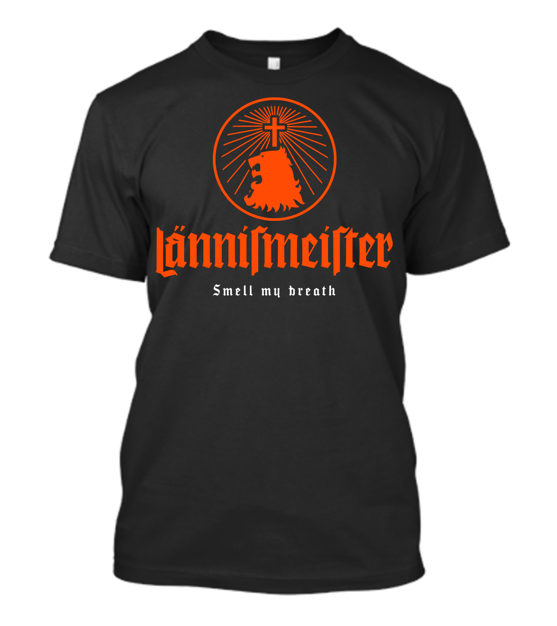 Lännismeister Smell My Breath Cross Lion T-Shirt