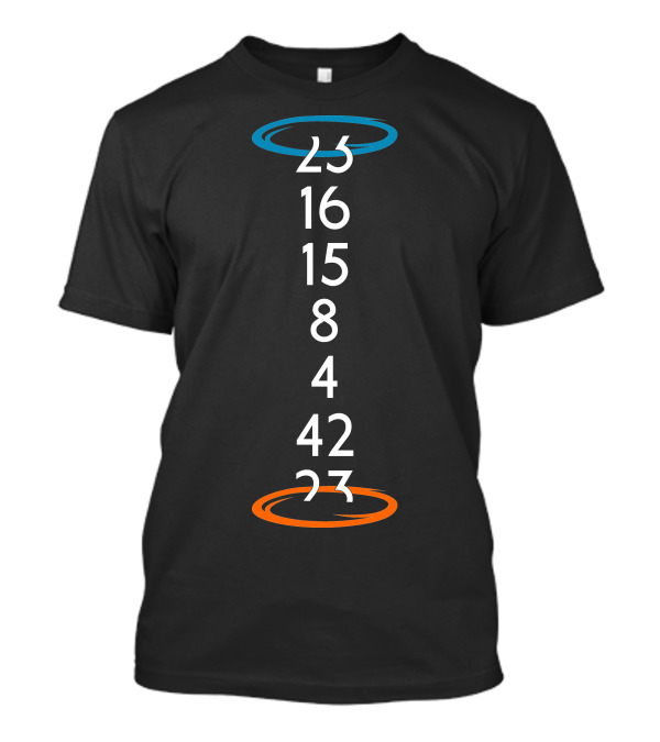 Portal Numbers Sequence 23 16 15 8 4 42 23 T-Shirt