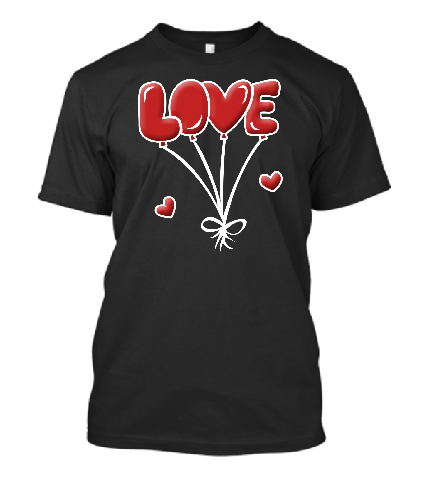 LOVE Balloon Red Heart Balloons T-Shirt