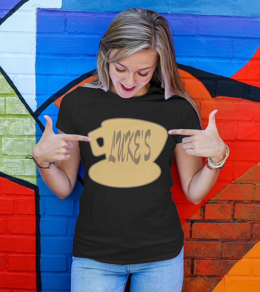 Lukes Coffee Cup Icon Gilmore Girls T-Shirt