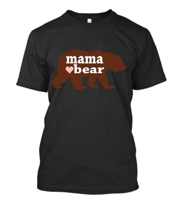 Mama Love Bear Heart T-Shirt