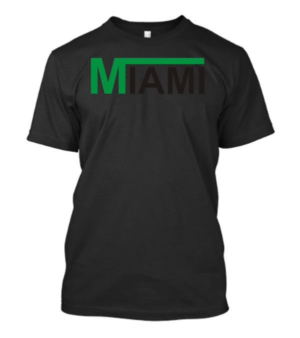 MIAMI Retro Bold Minimalist T-Shirt