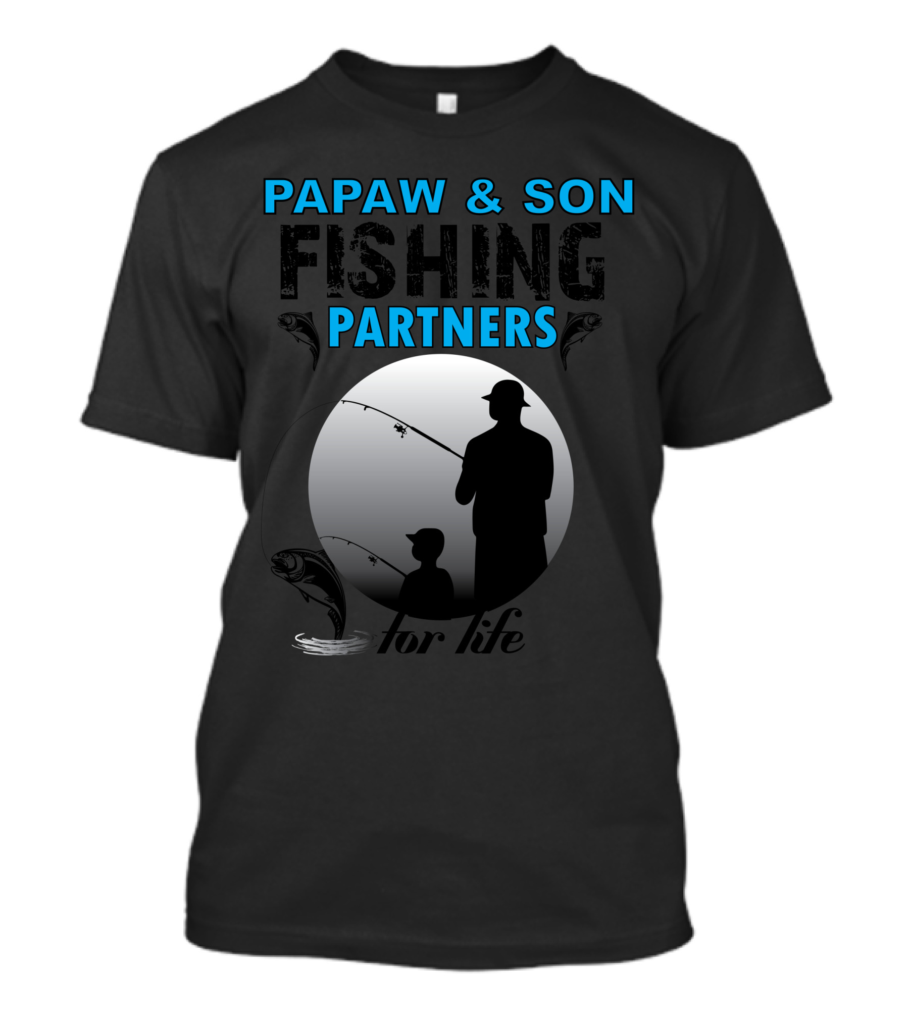 Pawpaw And Son Fishing Partners For Life T-Shirt